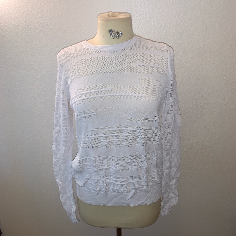Knit sweater top